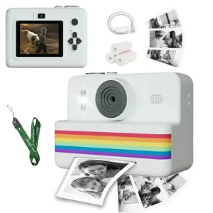 Kids Instant Print Digital Camera - 2.8" HD Screen, Portable Thermal Printer