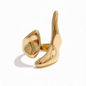 ZIVE PVD Plated Stainless Steel Adjustable Creative Ring