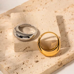 ZIVE Stainless Steel Arc Rings